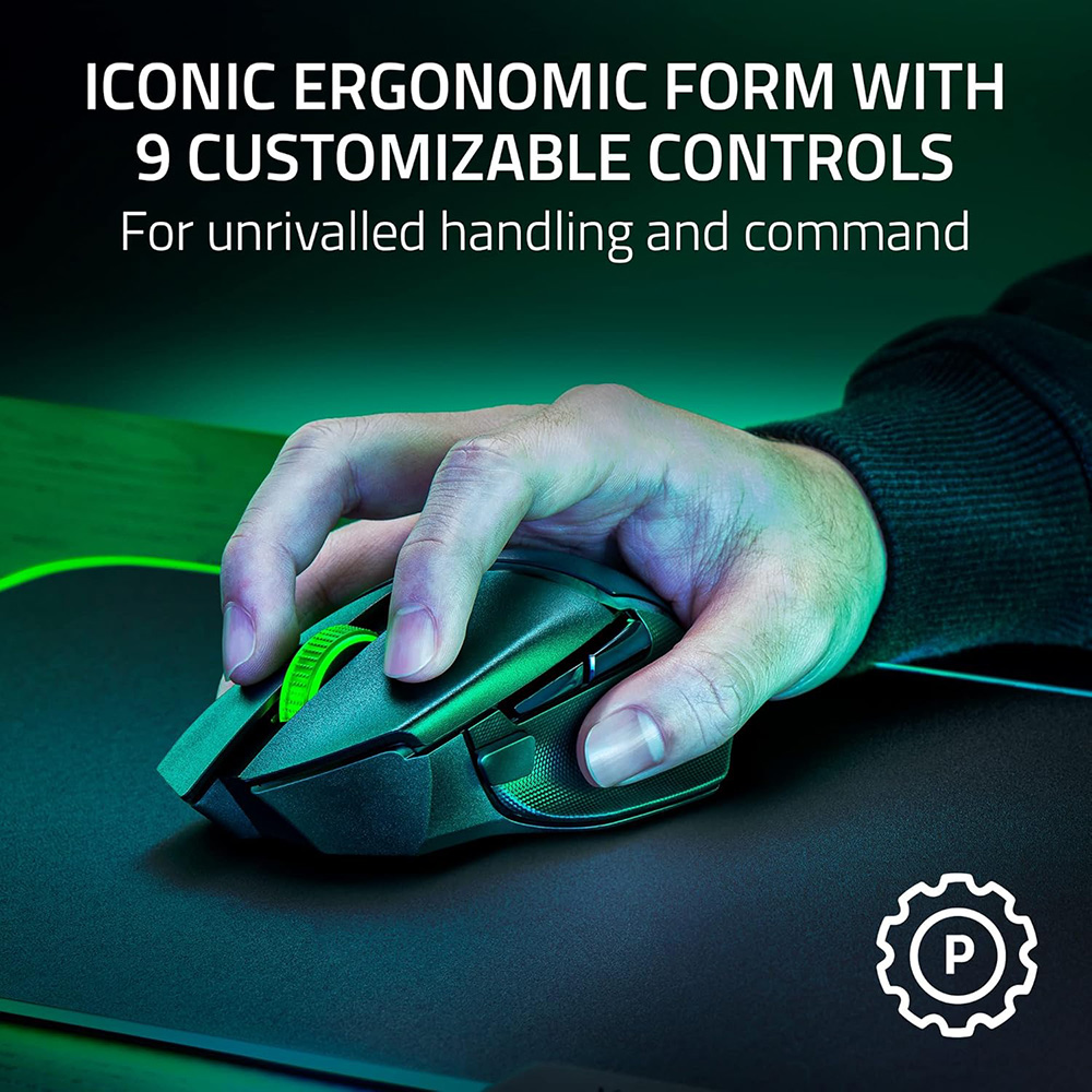 ماوس بی سیم ریزر گیمینگ مدل Basilisk V3 X Hyperspeed