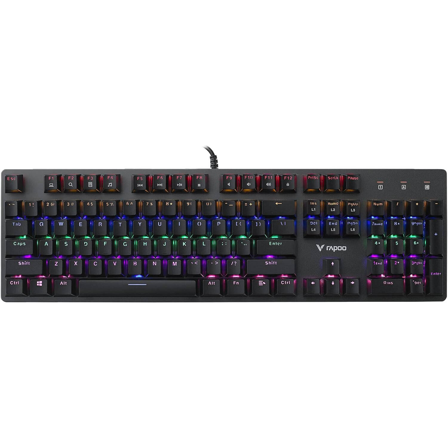 کیبورد با سیم گیمینگ رپو مدل V500SE