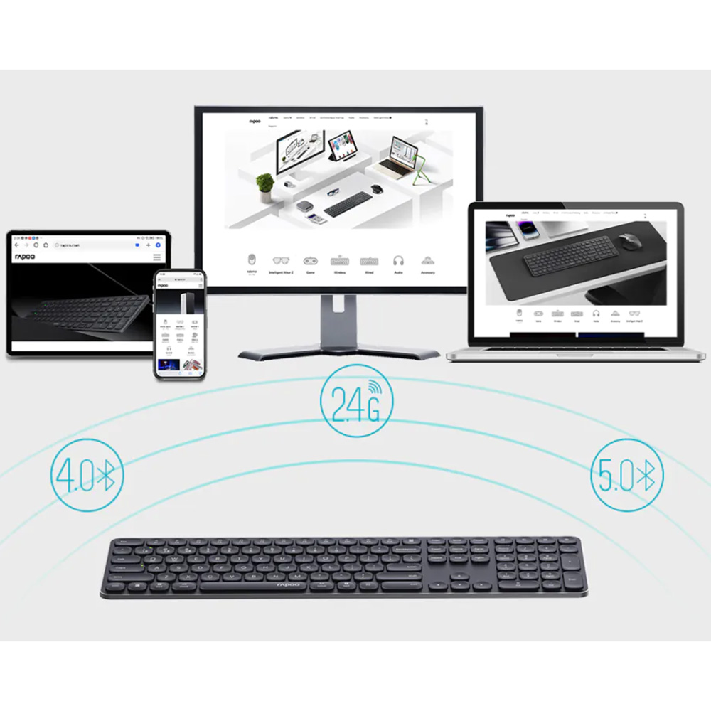کیبورد بی سیم رپو مدل E9550L