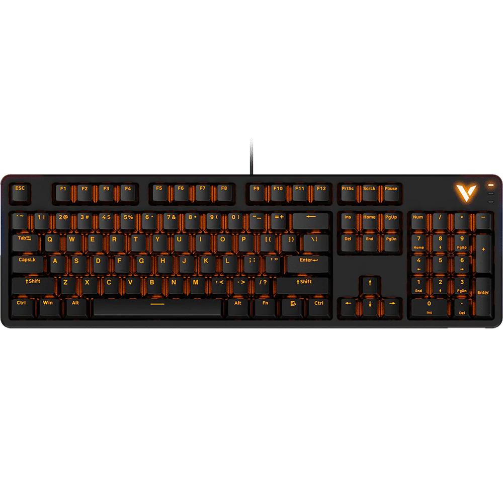 کیبورد با سیم گیمینگ مکانیکال رپو مدل V500 PRO 2024