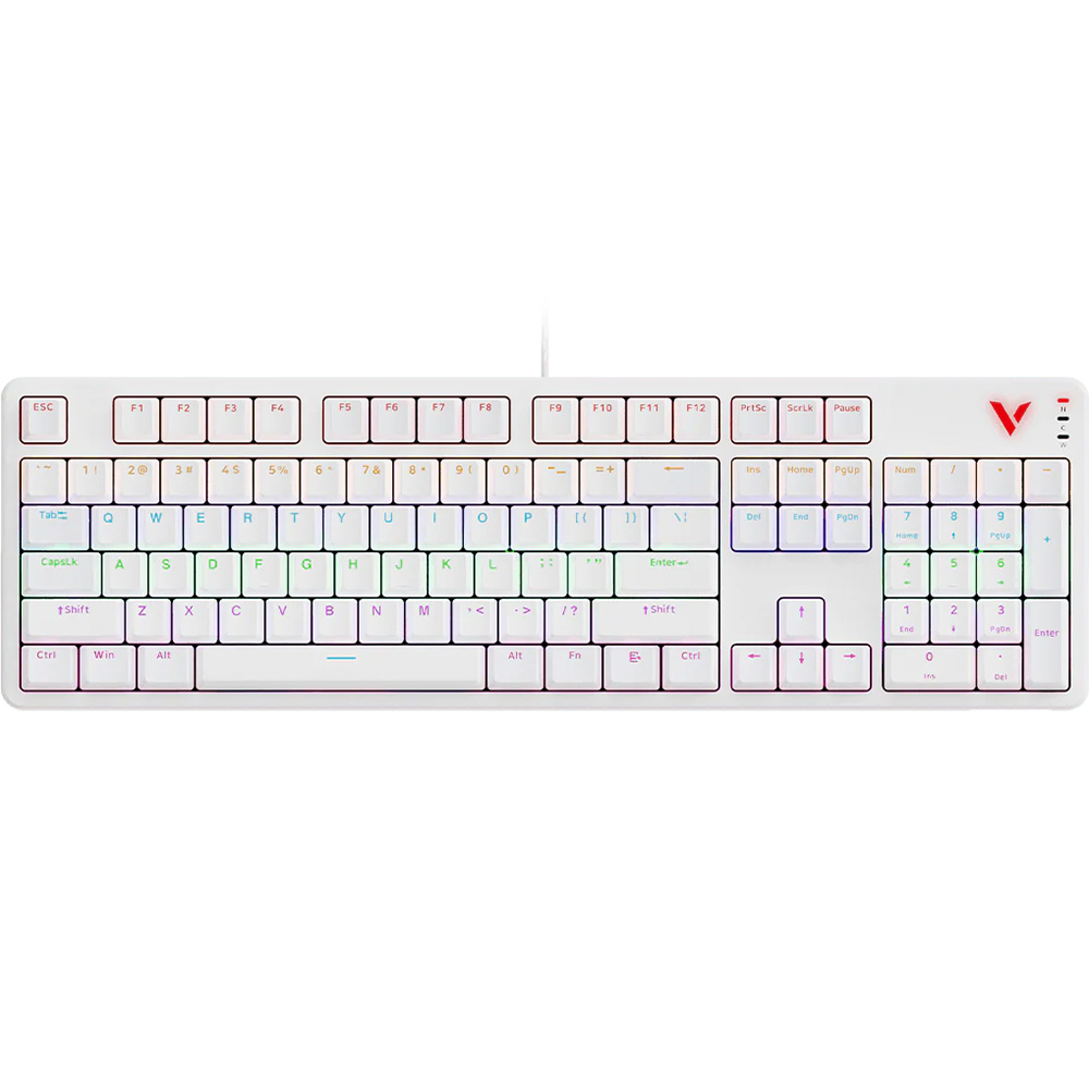 کیبورد با سیم گیمینگ مکانیکال رپو مدل V500 PRO 2024