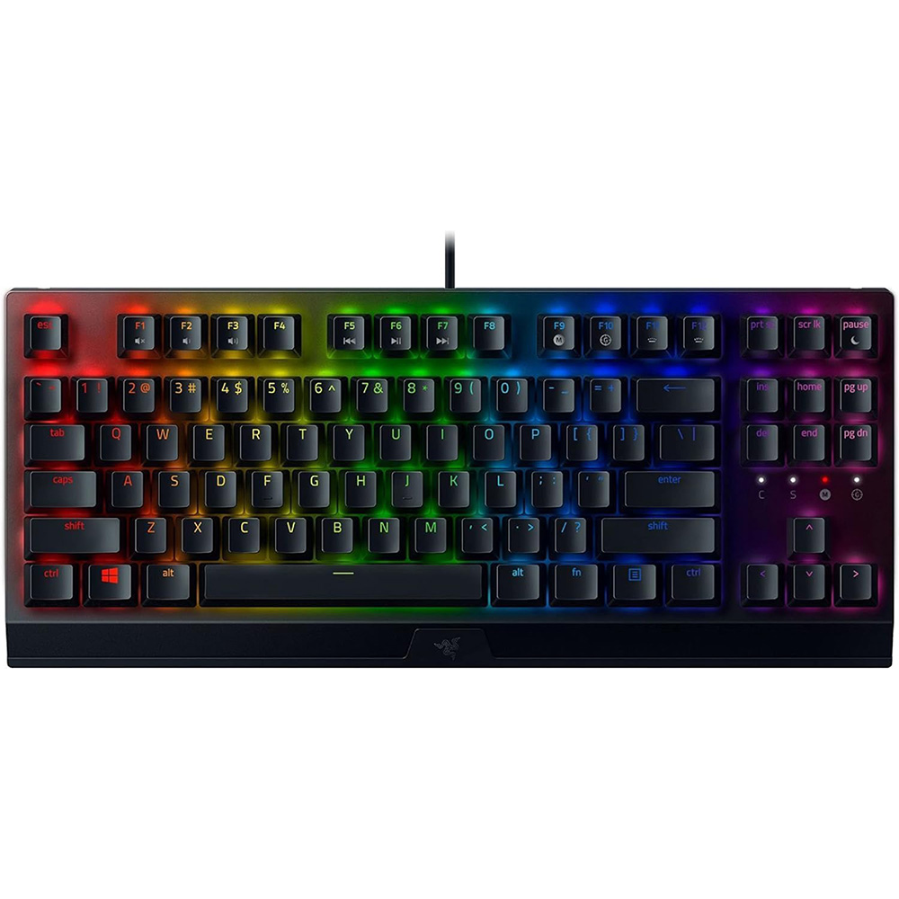 کیبورد با سیم گیمینگ ریزر مدل BlackWidow V3 Tenkeyless