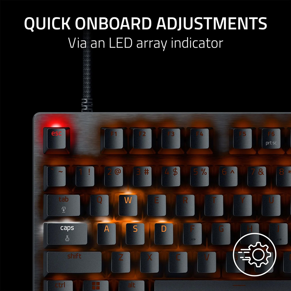 کیبورد با سیم گیمینگ ریزر مدل Huntsman V3 Pro TKL