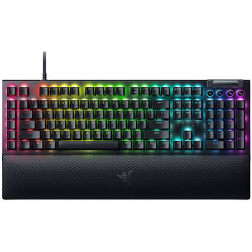 کیبورد با سیم گیمینگ مکانیکال ریزر مدل BlackWidow V4