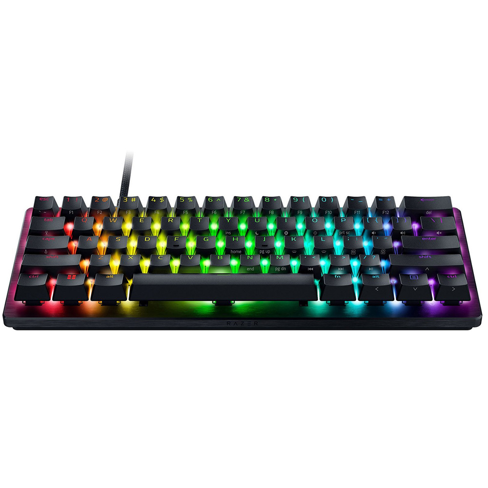 کیبورد با سیم گیمینگ مکانیکال ریزر مدل Huntsman V3 Pro mini