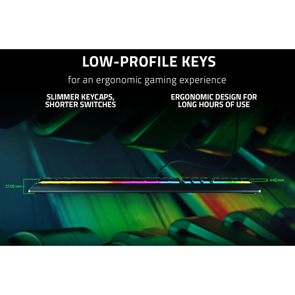 کیبورد با سیم گیمینگ ریزر مدل Ornata V3