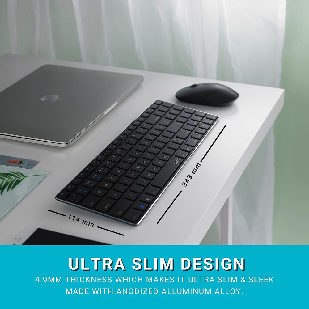 ست ماوس و کیبورد بی سیم رپو مدل 9320m