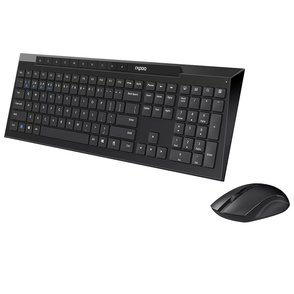 ست ماوس و کیبورد بی سیم رپو مدل 8210m