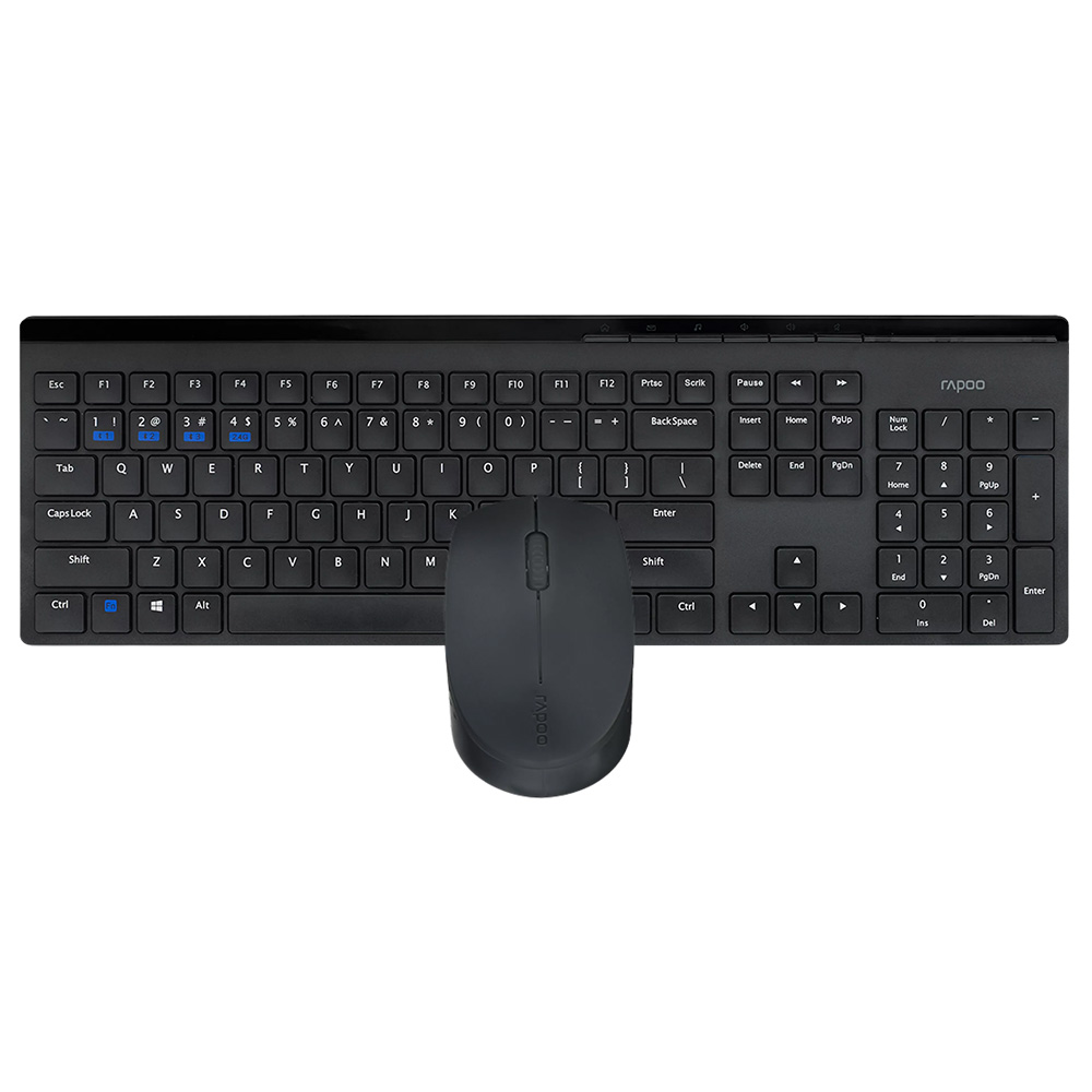 ست ماوس و کیبورد بی سیم رپو مدل 8110m