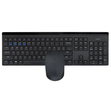 ست ماوس و کیبورد بی سیم رپو مدل 8110m