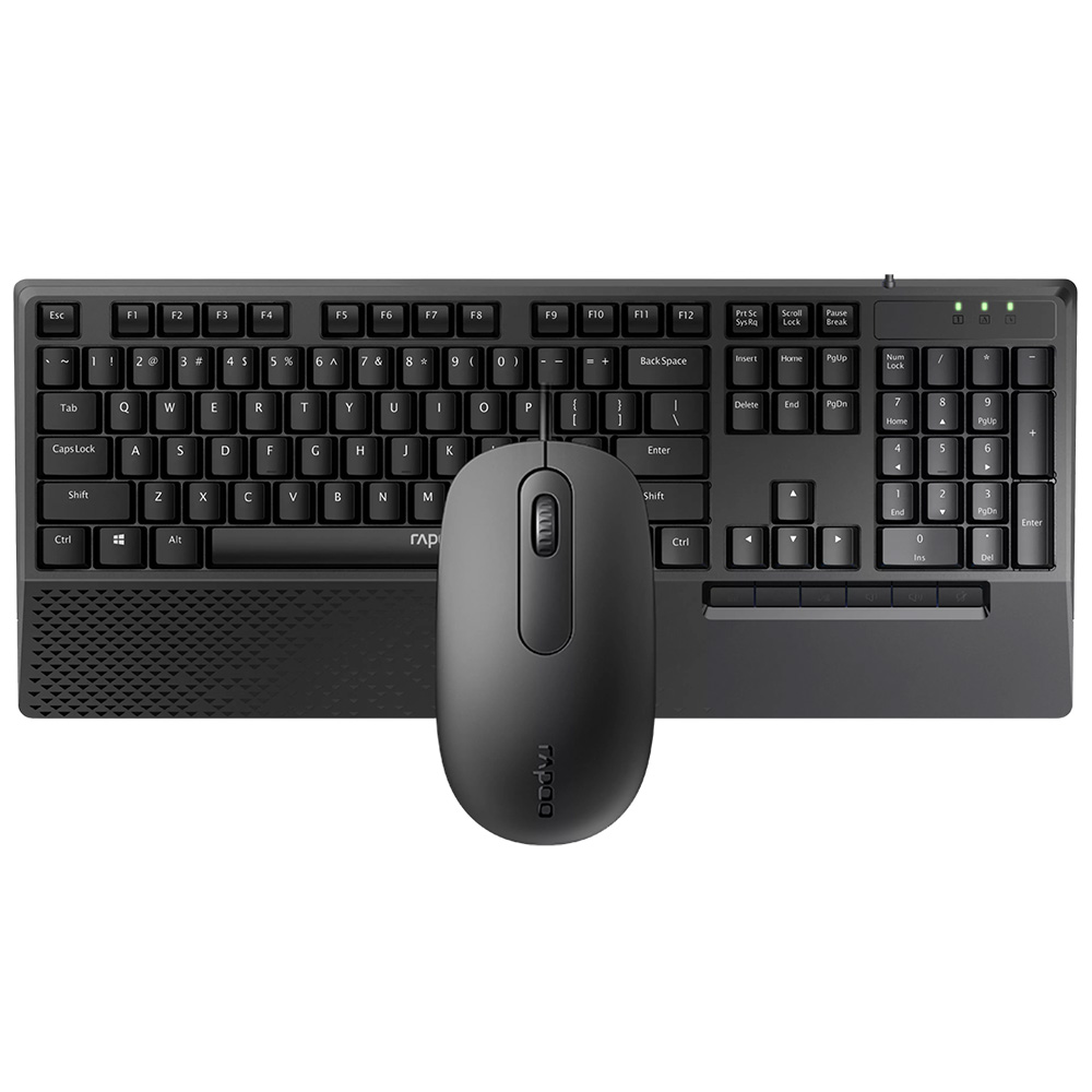 ست ماوس و کیبورد با سیم رپو مدل Nx2000