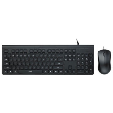 ست ماوس و کیبورد با سیم رپو مدل Nx2100