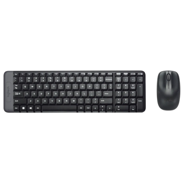 ست ماوس و کیبورد بی سیم لاجيتک مدل Mk220