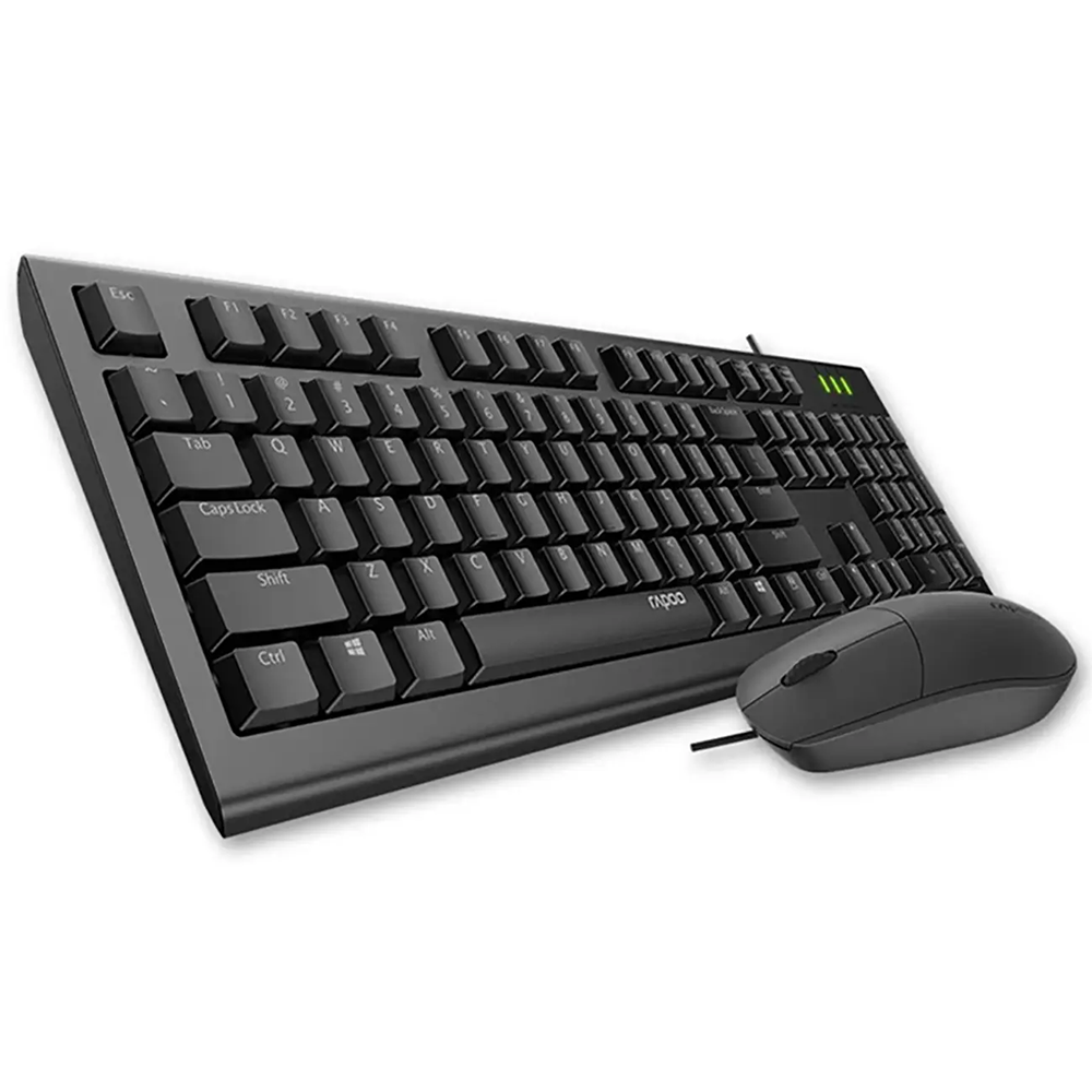 ست ماوس و کیبورد با سیم رپو مدل X125s