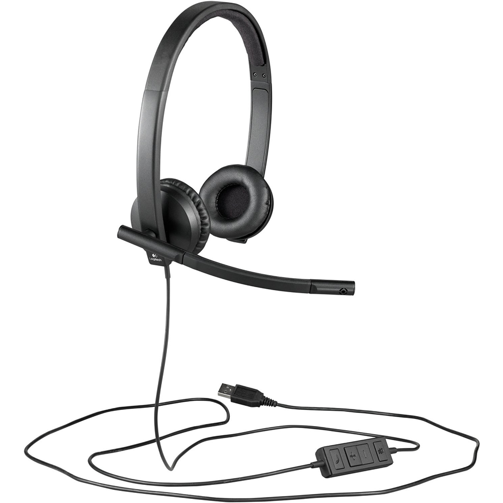 هدست لاجیتک سیم دار مدل H570 E Stereo