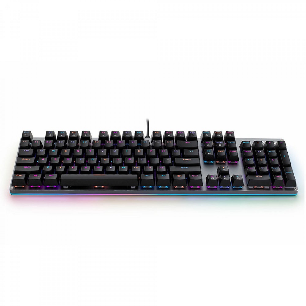 کیبورد رپو گیمینگ سیم دار مدل V520 RGB Alloy
