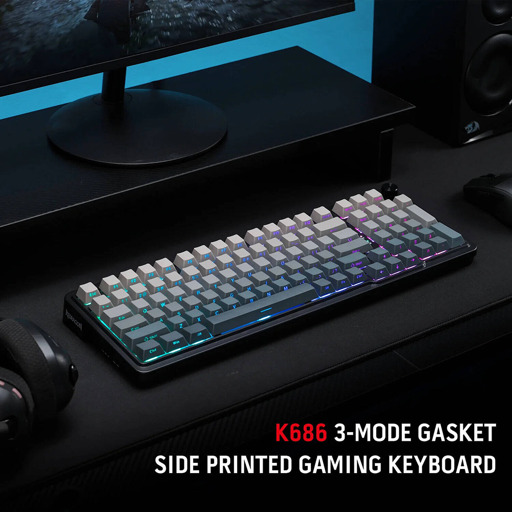 کیبورد ردراگون گیمینگ بی سیم مدل Eisa K686SP RGB PRO