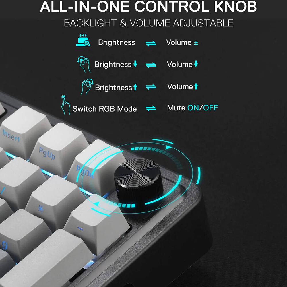کیبورد ردراگون گیمینگ بی سیم مدل Eisa K686SP RGB PRO
