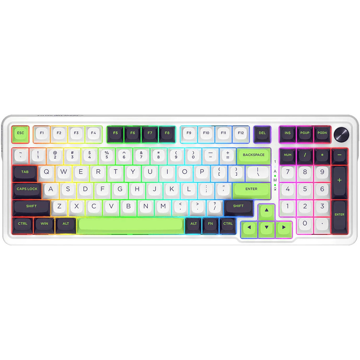 کیبورد ردراگون گیمینگ بی سیم مدل Eisa K686WBG RGB MAX