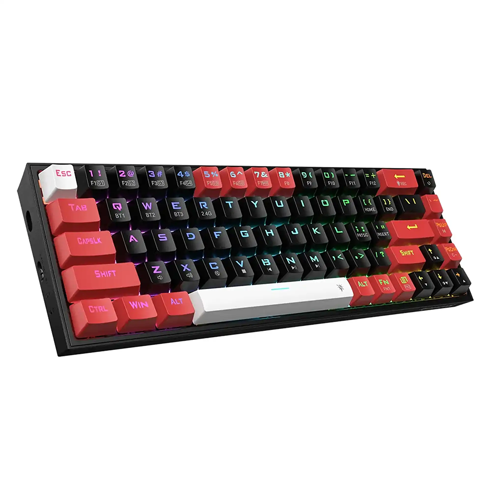 کیبورد ردراگون گیمینگ بی سیم مدل Castor K631BRW RGB PRO