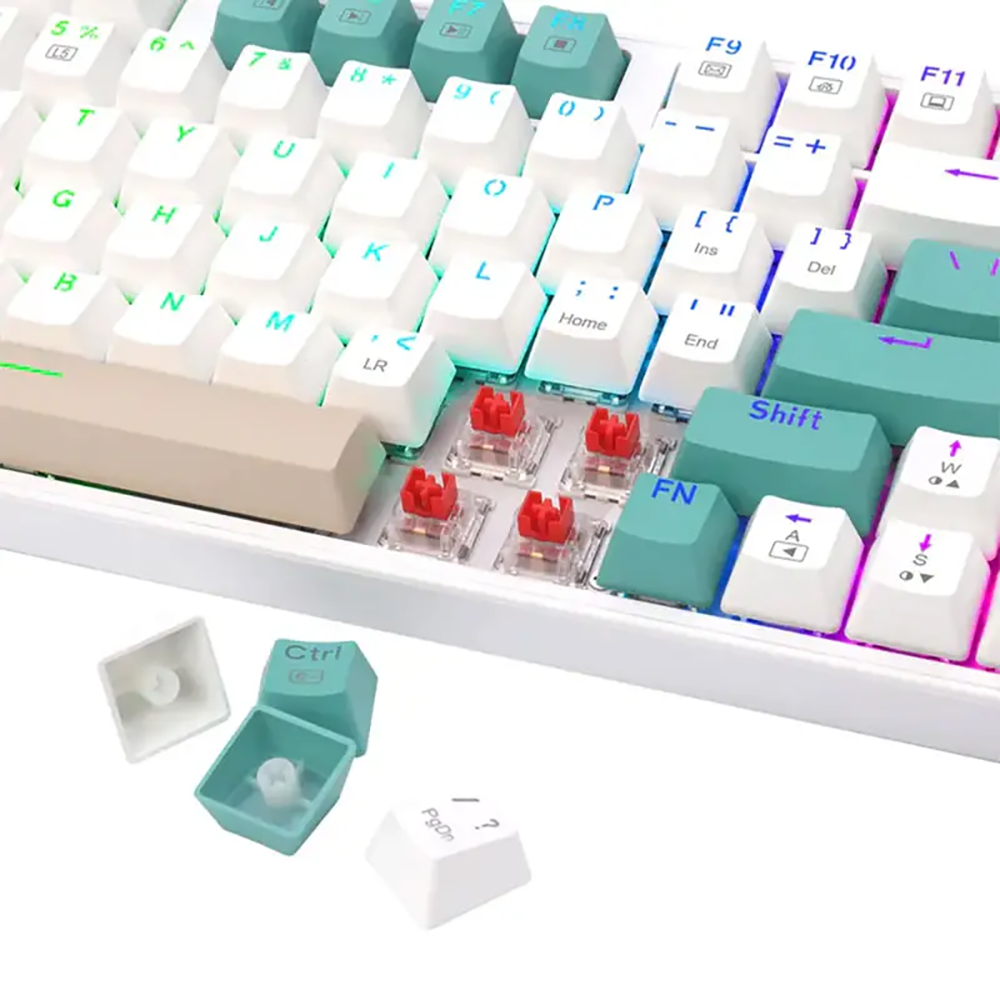 کیبورد ردراگون گیمینگ بی سیم مدل Veigar K643WGC RGB PRO