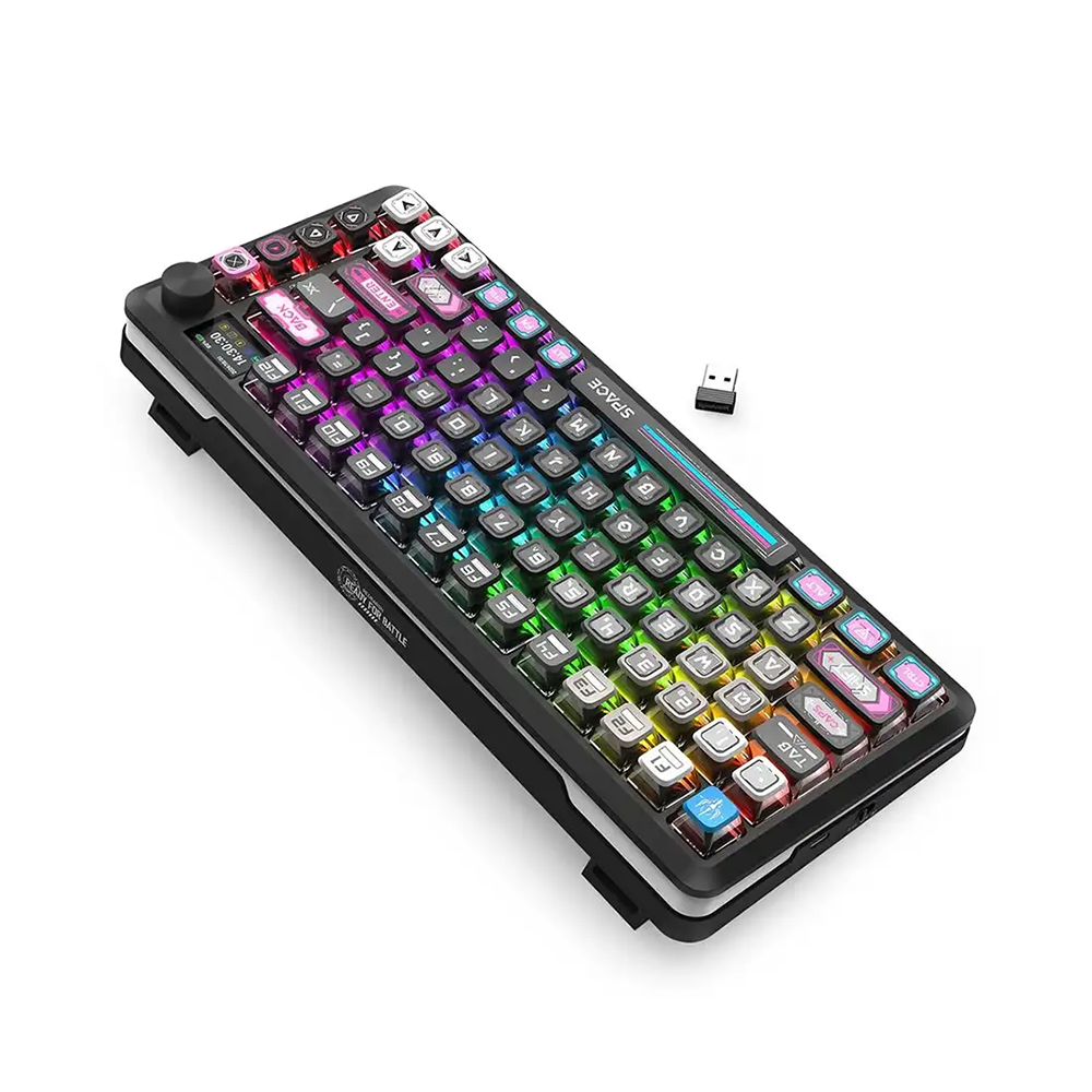 کیبورد ردراگون گیمینگ بی سیم مدل Flekact K708MC RGB PRO