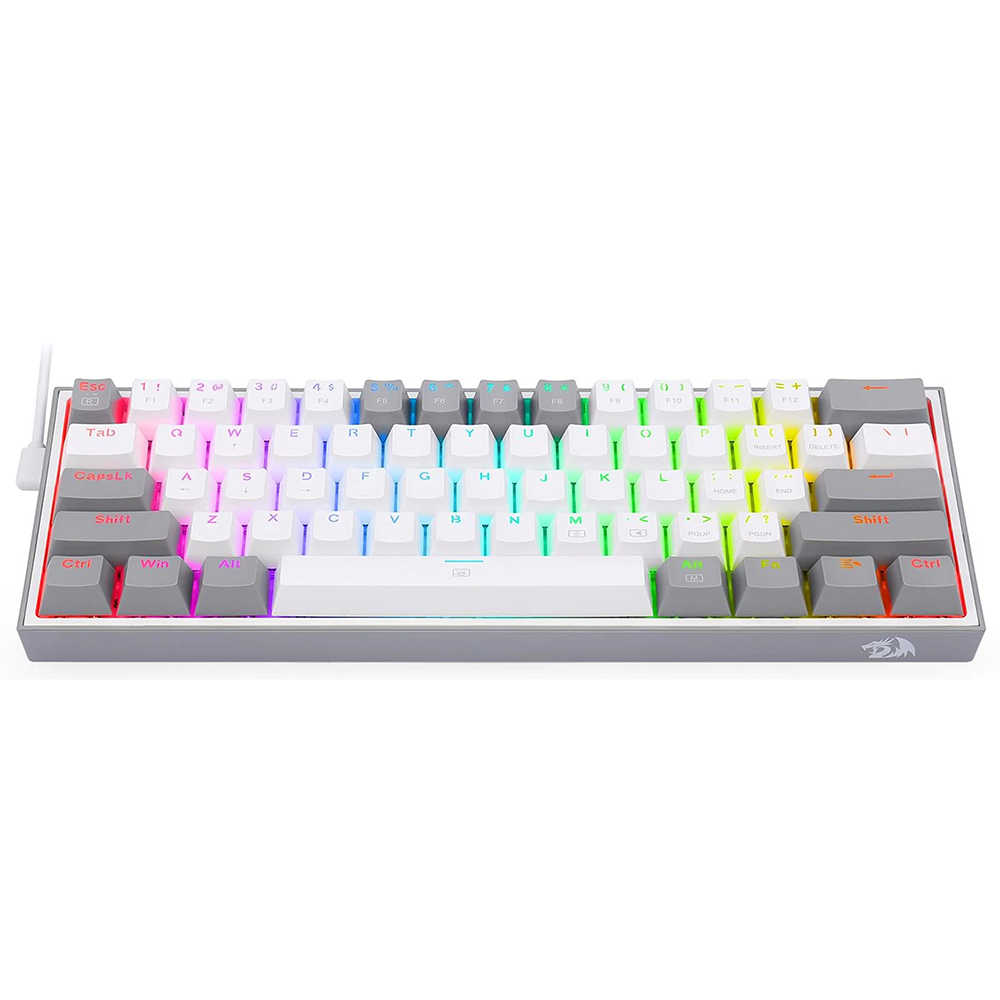 کیبورد ردراگون گیمینگ سیم دار مدل Fizz K617WG RGB