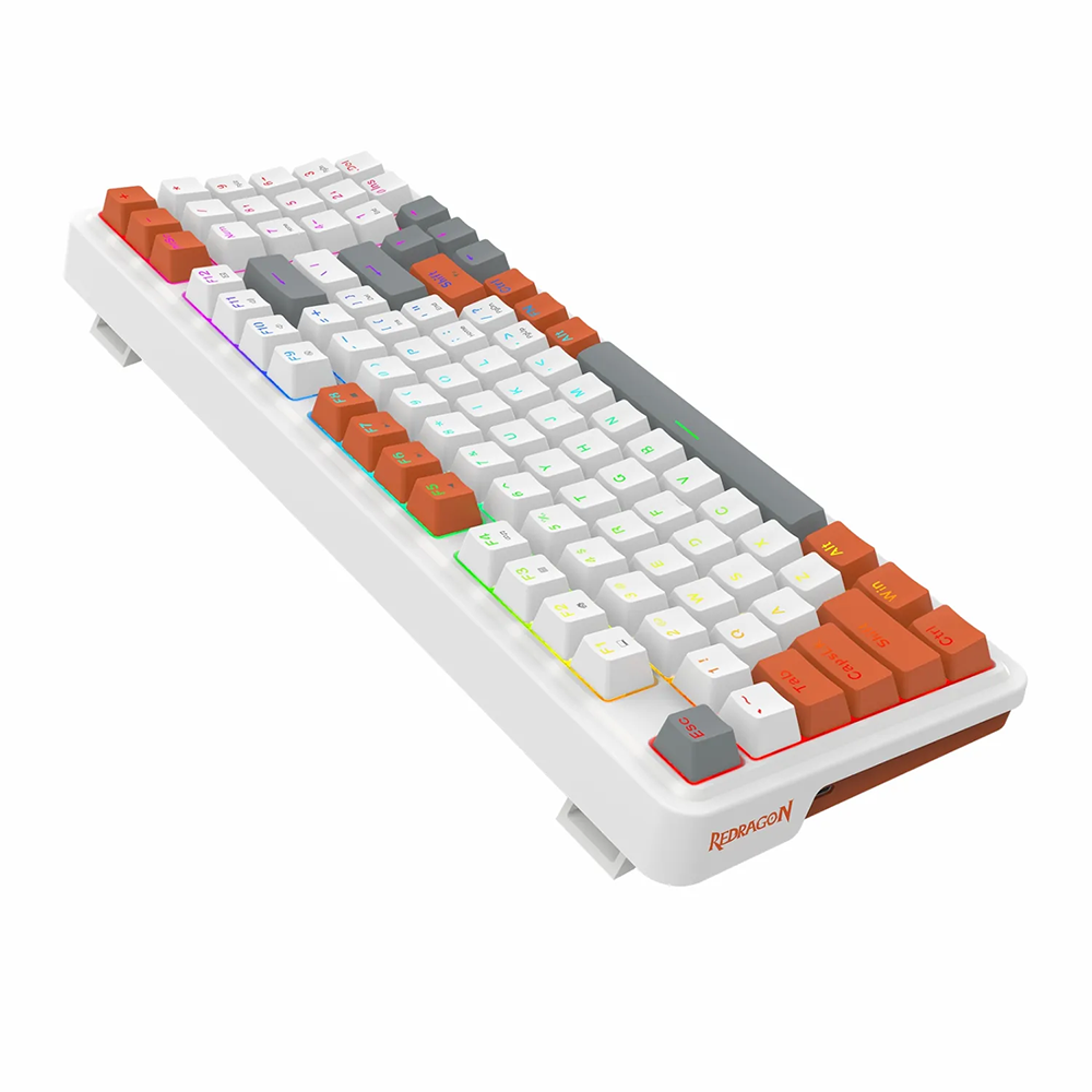 کیبورد ردراگون گیمینگ سیم دار مدل Gloria K664 WOG RGB