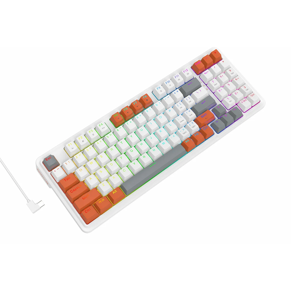 کیبورد ردراگون گیمینگ سیم دار مدل Gloria K664 WOG RGB