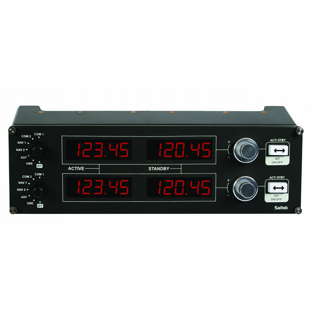 پنل رادیویی شبیه ساز پرواز لاجیتک مدل Flight Radio Panel