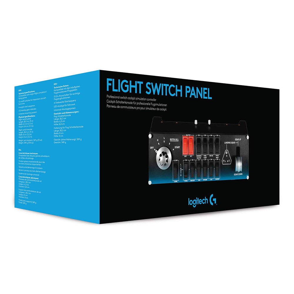 پنل شبیه ساز پرواز لاجیتک مدل Flight Switch Panel