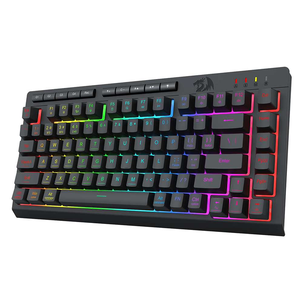 کیبورد ردراگون گیمینگ بی سیم مدل Crescent PRO K524 RGB PRO