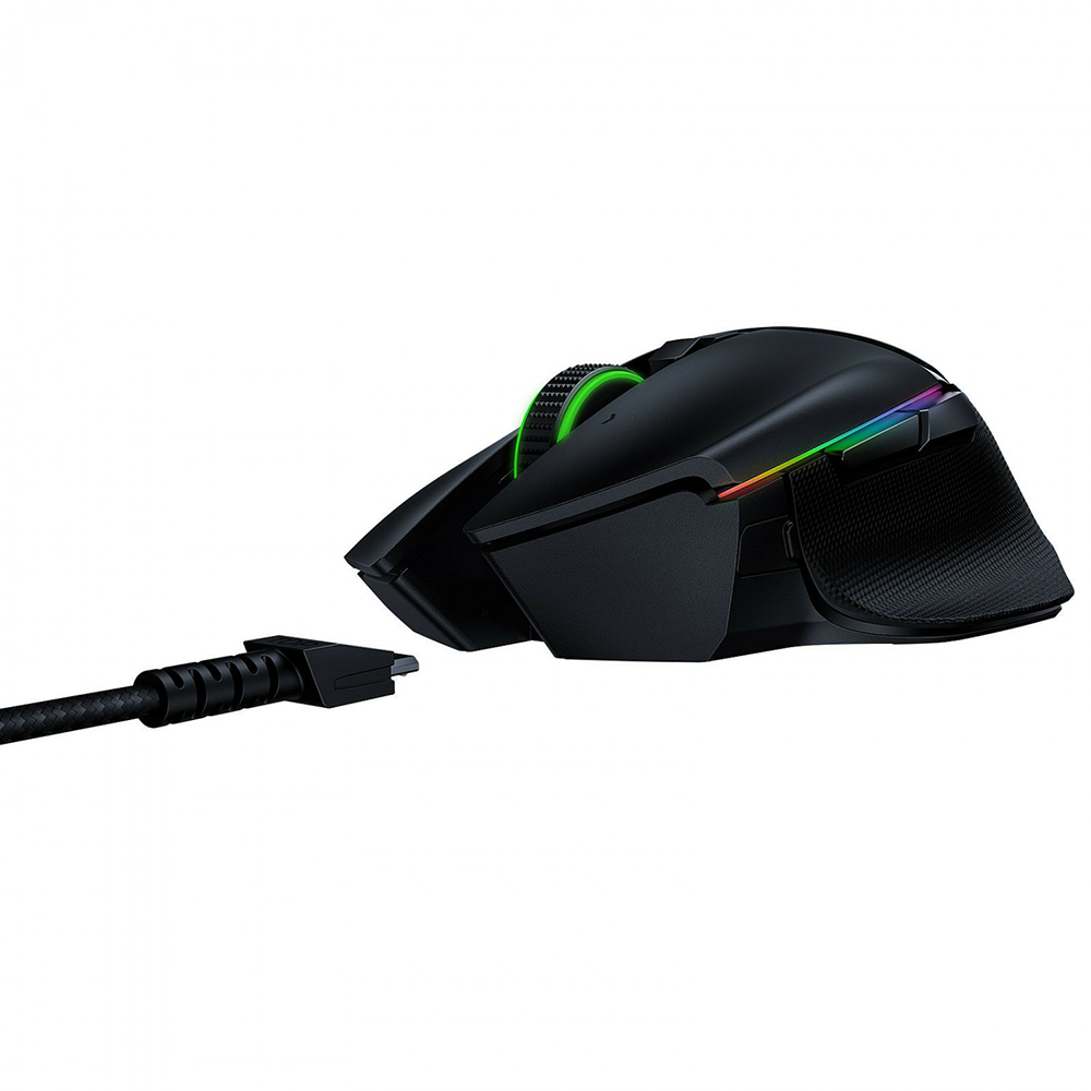 ماوس ریزر گیمینگ بی سیم مدل Basilisk Ultimate & Dock