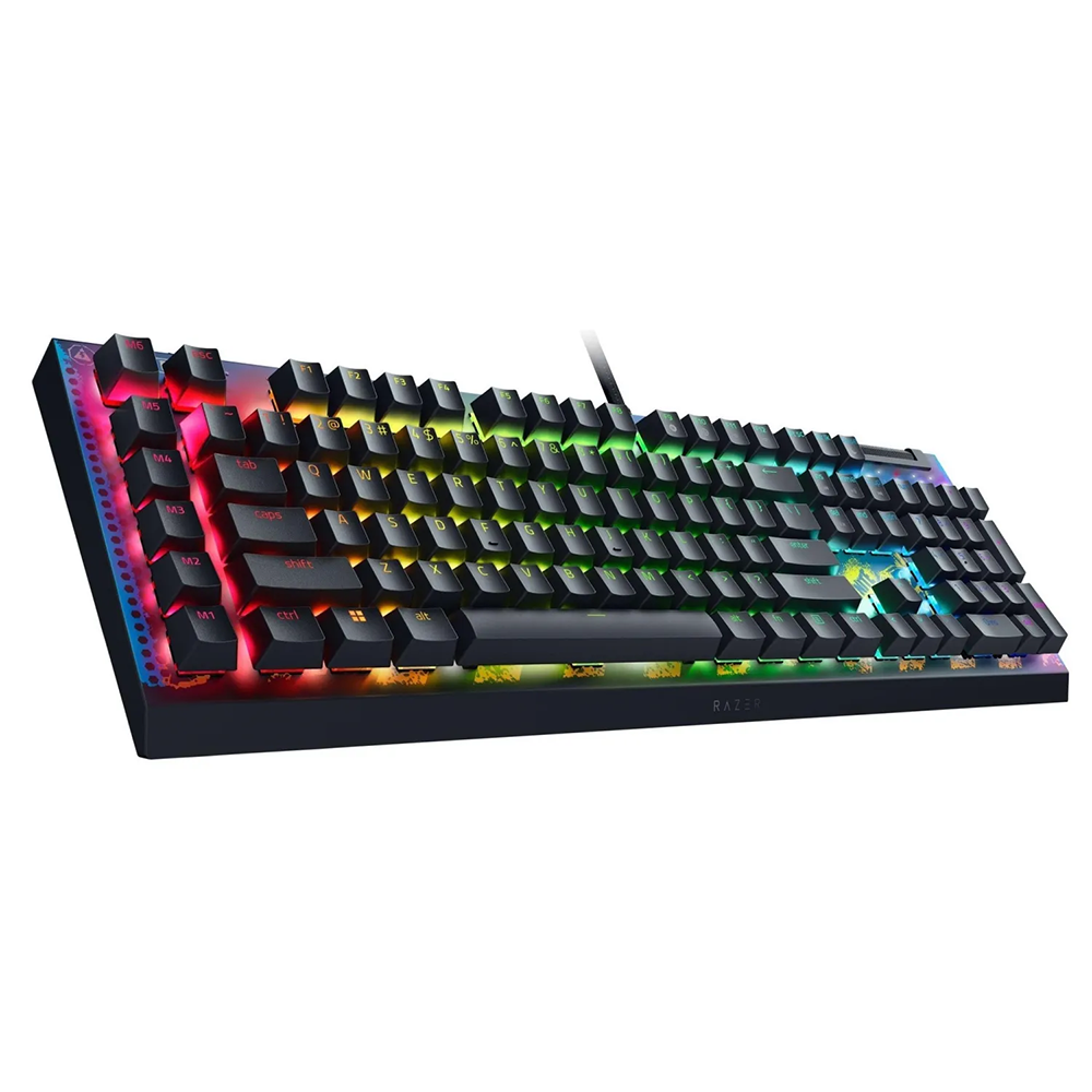 کیبورد ریزر گیمینگ سیم دار مدل BlackWidow V4 X Fortnite Edition