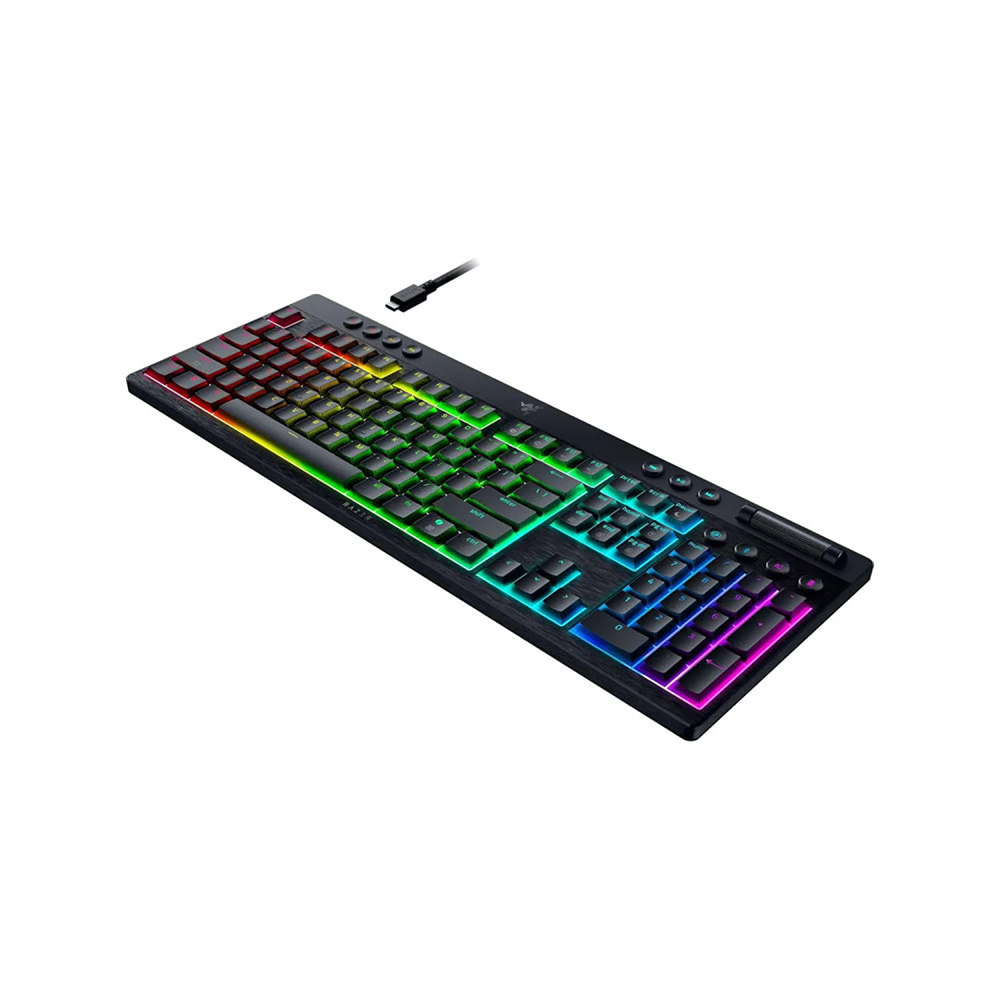 کیبورد ریزر گیمینگ بی سیم مدل BlackWidow V4 HyperSpeed