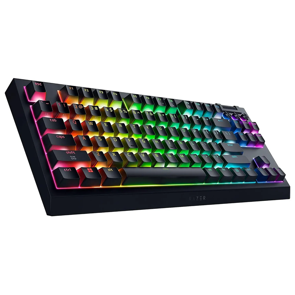 کیبورد ریزر گیمینگ بی سیم مدل BlackWidow V4 TKL Hyperspeed