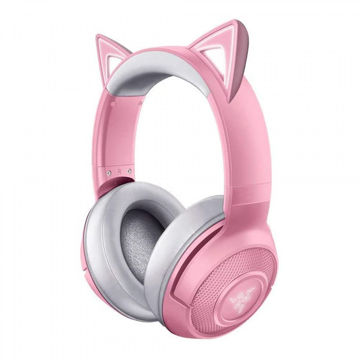 هدست ریزر گیمینگ بی سیم مدل Kraken BT Kitty Edition